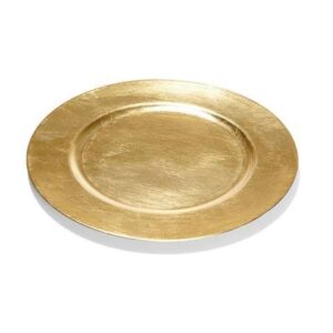 Charger plates (gold)